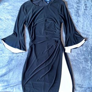 Women’s black & white midi dress (mini for taller)!